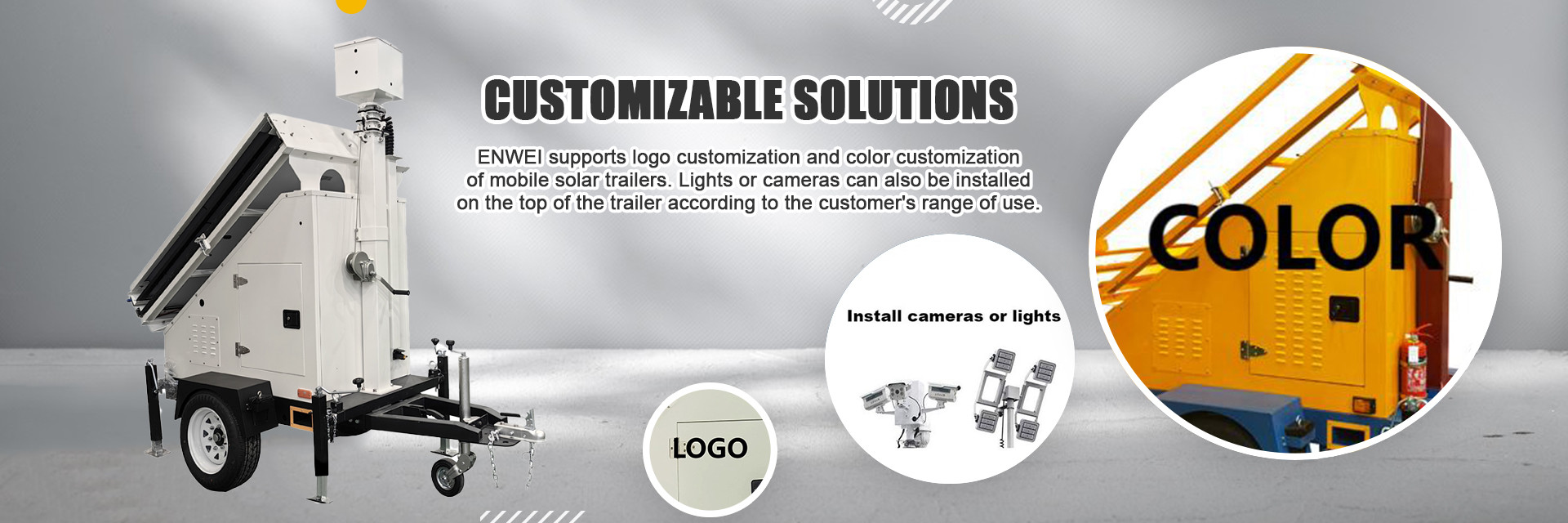 kwaliteit Mobiele beveiliging trailer fabriek