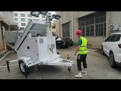 Trailer met zonnelicht