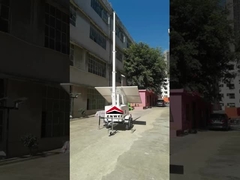 mobiele trailers voor zonne-energiebeveiliging