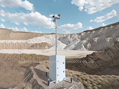 Beveiligingsbewaking toren structurele display