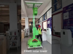 Mobiele Solar CCTV Camera Straattoren Beveiligingstoren voor Verkeersmanagement