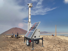 Kleine trailers voor zonne-energiebewaking