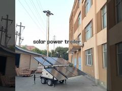 Solar Power LED -verlichtingstrailer