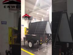 Zonne-aangedreven beveiligingscamera trailer