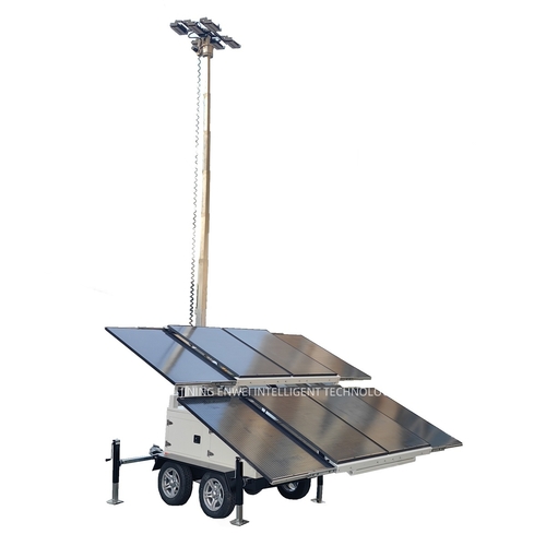 Latest company news about Aanhangwagen met meerdere zonnepanelen voor elektriciteitscentrales