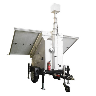 Efficiënte draagbare zonne-generator trailer Op maat gemaakte 3*400W zonnepanelen