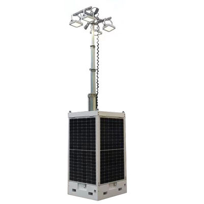 Mobiele bewakingseenheid Cube Mobiele verlichtingstoren voor mijnverlichting en -bewaking
