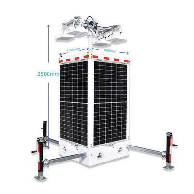 mobiele zonne-energie bewakingseenheid mobiele zonne-lichttoren voor werkplekken evenementen