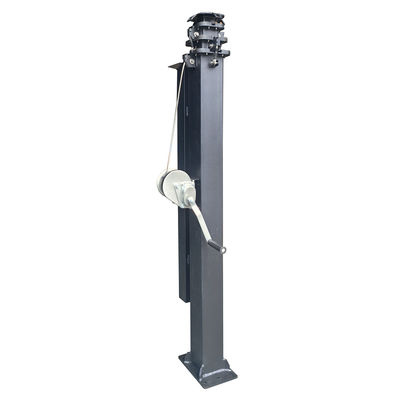4.5m 15ft 6m 19ft handmatige telescopische mast voor zonne-trailer liften camera's en LED-lichten