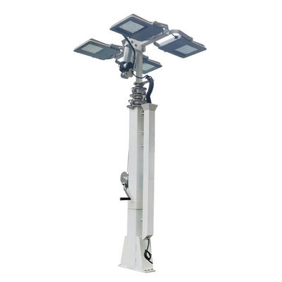 Handmatig verstelbare hoogte telescopische mast 19ft 6m voor zonne-trailer zonne-lichttoren