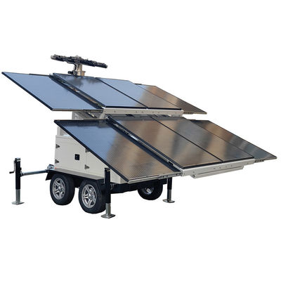 Off-grid zonne-energie trailer zonnewacht trailer voor mijnverlichting