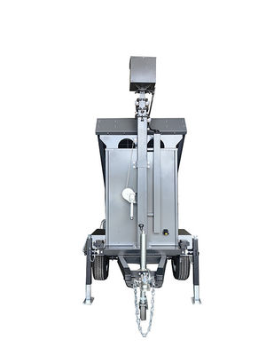 Solar Power Security Smart Camera Cctv Trailer Koud galvaniseren voor magazijnbewaking