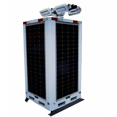 Milieubescherming Vernieuwbare energiebesparende verlichting Solar Light Tower Led Cuboid Voor schoolverlichting
