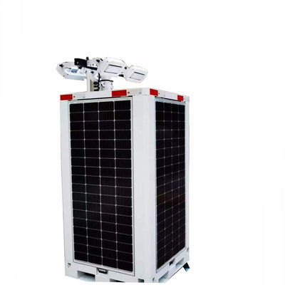 Zonnepaneel Led Light Tower Gel Battery Level 8 Windweerstand Zonne Led Cube Voor wegbouwverlichting