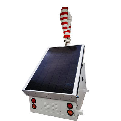 Duurzaamheid Mobiele zonne-trailer met windturbine voor afgelegen bergachtige gebieden