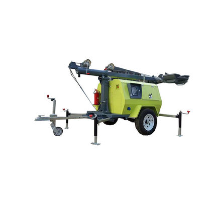 High Efficiency Energy Saving Mobile Diesel Led Light Trailer Voor bosverlichting