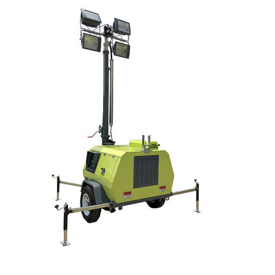 Flexible Comfortable Outdoor Diesel Generator Light Moving Trailer voor tijdelijke verlichting