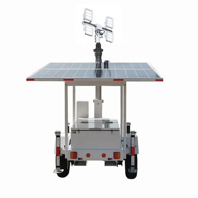 Solar Lighting Tower With 6m Telescopic Mast For Quarry Sites Lighting