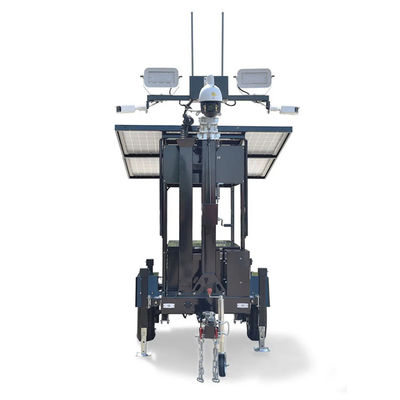 Solar Lighting Tower met 6m elektrische mast 2*420W zonnepanelen voor evenementenverlichting