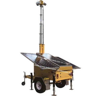 Zonne-energie trailer gemonteerd High Definition Camera voor tijdelijke activiteit monitoring
