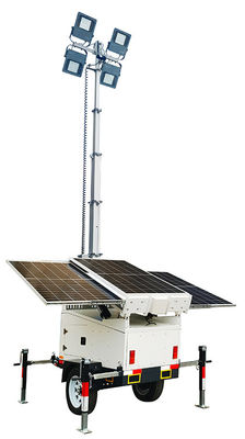 Zonne-energie LED-lampen Trailers met koud galvaniseren voor de verlichting van het landschap