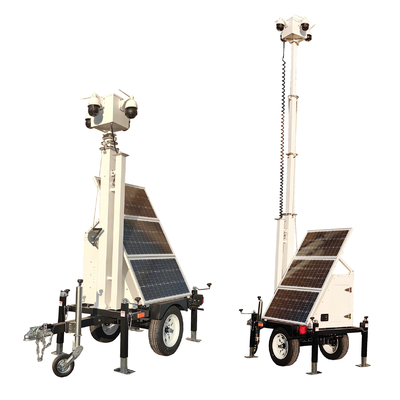 Kleine Solar Bewakingstrailer met Camerasysteem voor Buitensportevenementen US Standaard