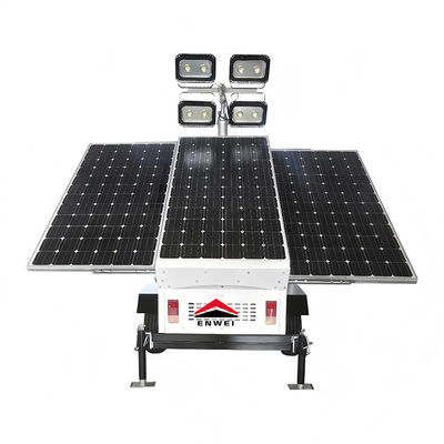 Hoog beveiligde zonnepanelen Led Lighting Trailers voor woestijnverlichting