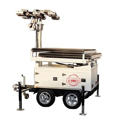 360° verstelbare lichttoren op zonne-energie voor noodredding en sites