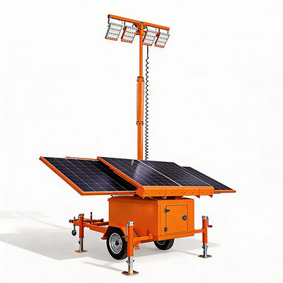 Industrial Off-Grid Solar Light Trailer Ideaal voor verhuurders CE-certificering