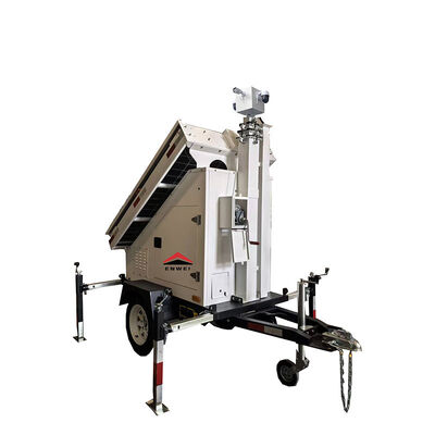 CE-certificering Zonnecamera Cctv-trailers Zonnepanelen Veiligheidstrailer Voor parkeerterreinbewaking